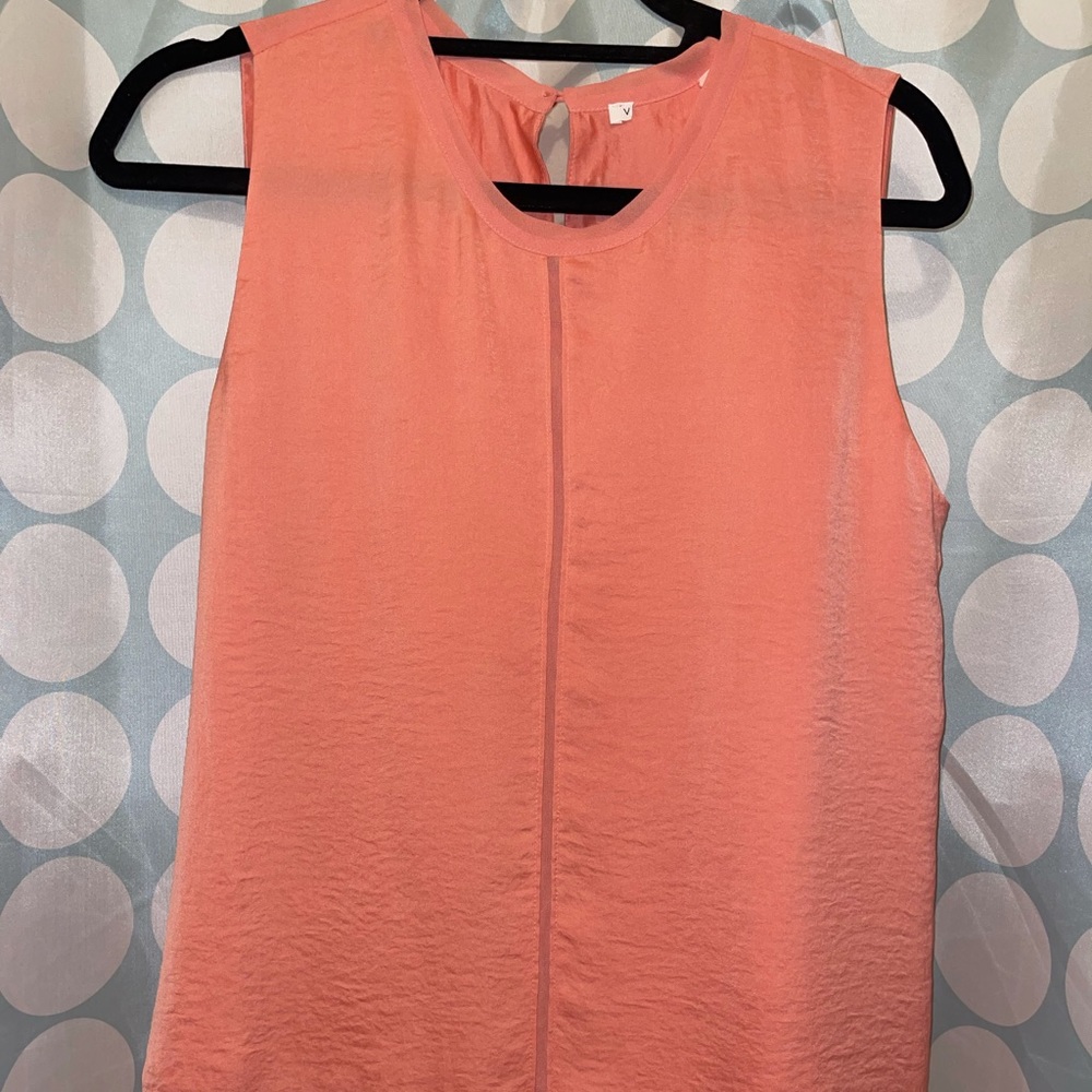Coral tank top blouse (make offer)